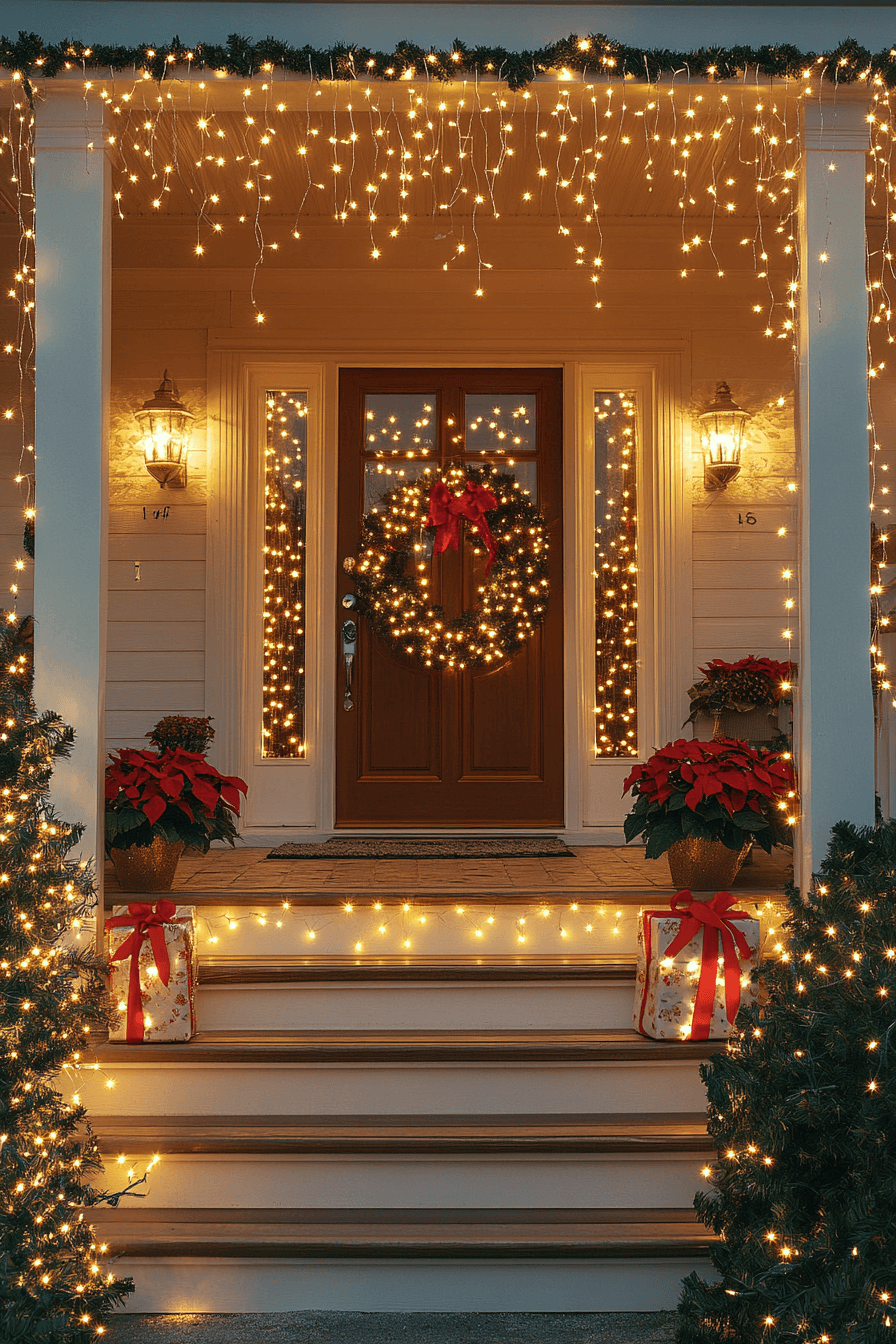29 Christmas Porch Decorating Ideas to Welcome the Holidays in Style 🌟 4