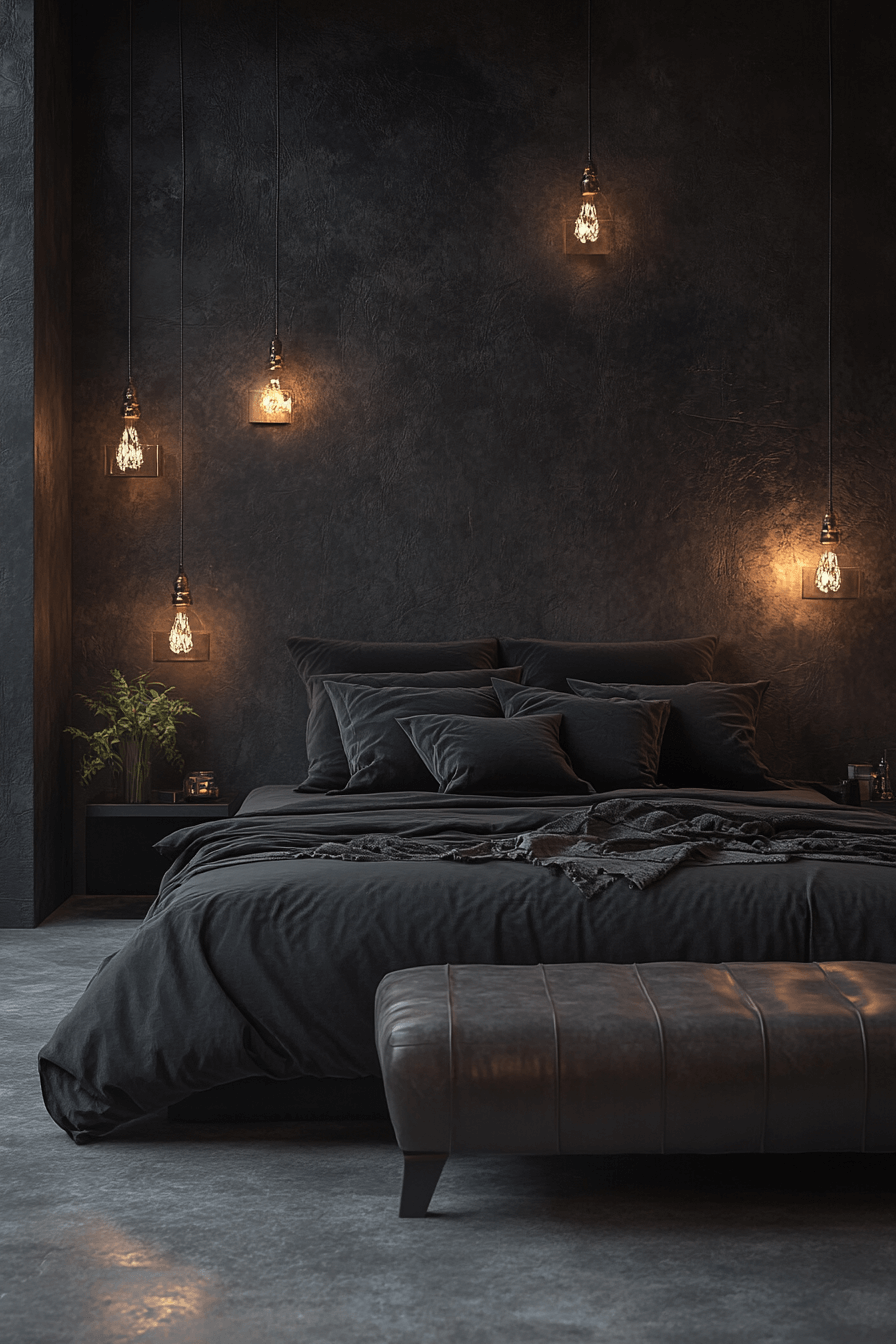 29 Dark Cozy Bedroom Ideas for a Peaceful Nighttime Retreat 4