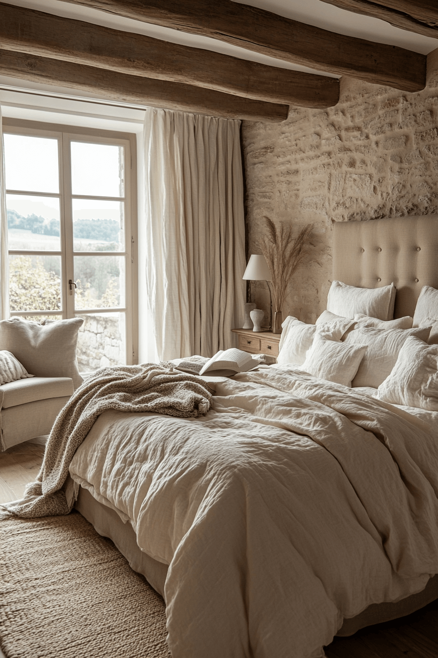 29 Cozy Neutral Bedroom Ideas That Feel Light and Comforting 5