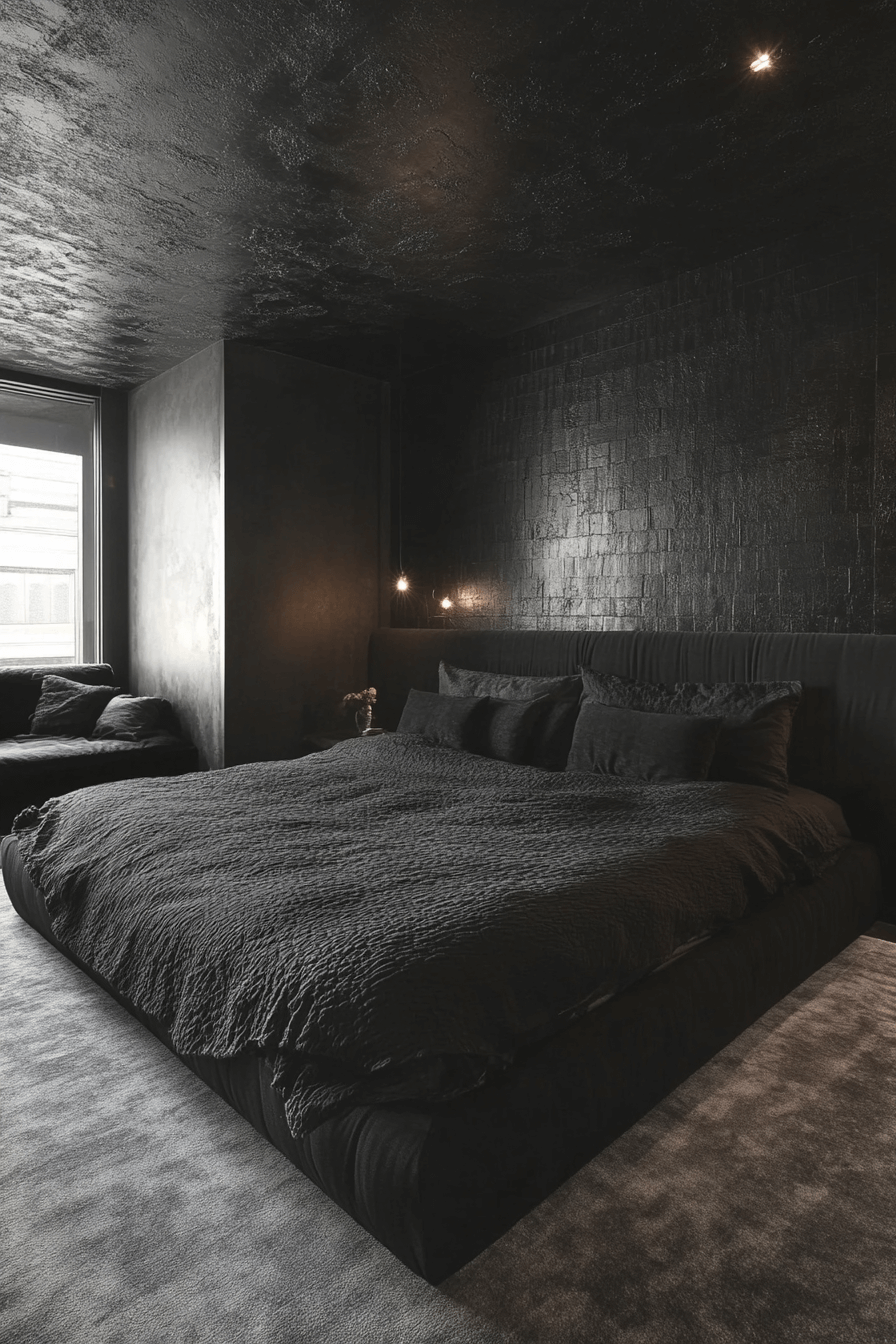 29 Dark Cozy Bedroom Ideas for a Peaceful Nighttime Retreat 5