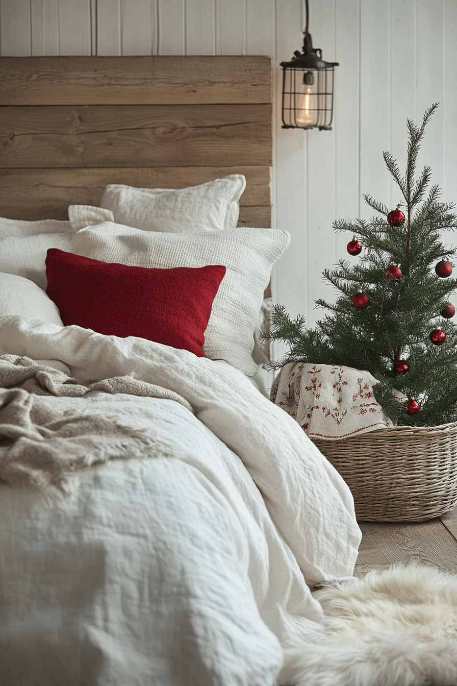 29 Christmas Bedroom Decor Ideas for a Cozy & Festive Retreat 5