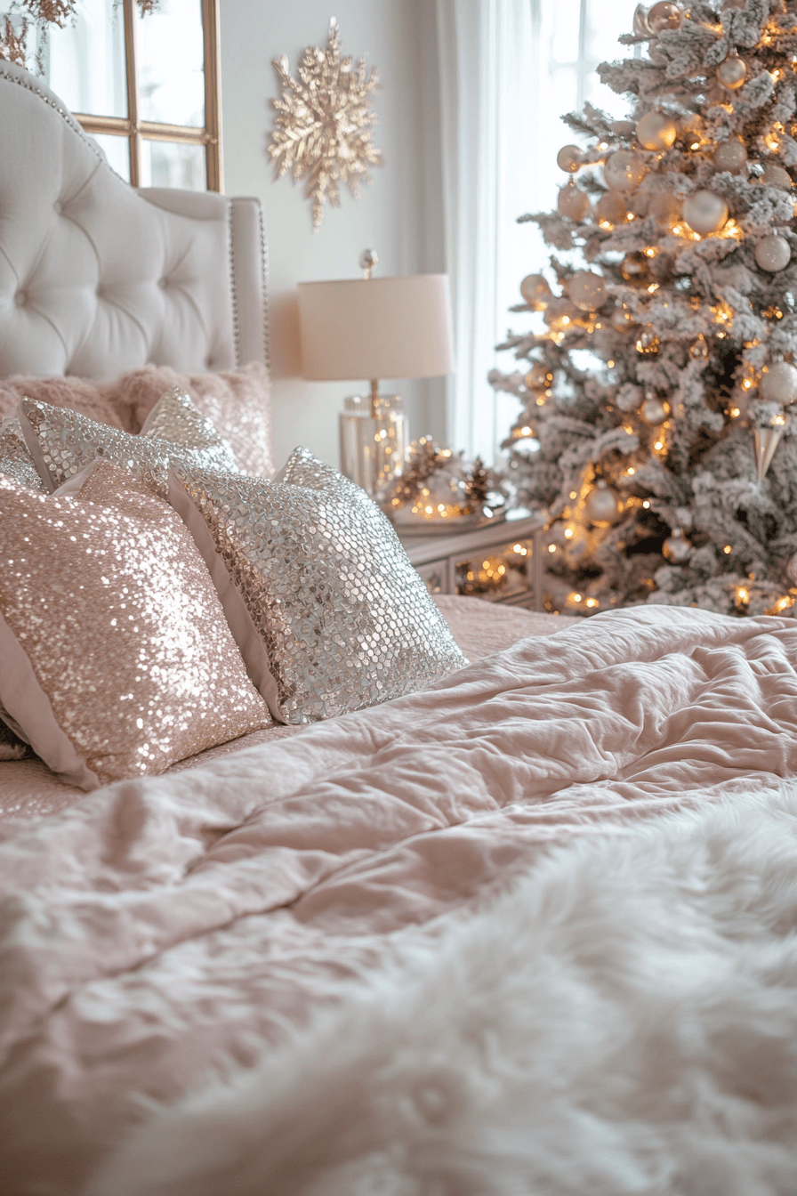 29 Christmas Bedroom Decor Ideas for a Cozy & Festive Retreat 6
