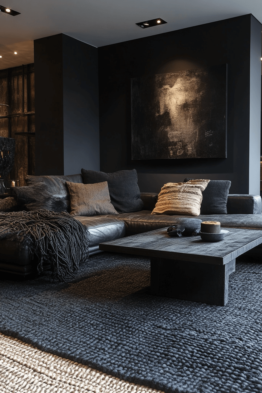 29 Dark Cozy Living Room Ideas That Make Moody Feel Welcoming 7