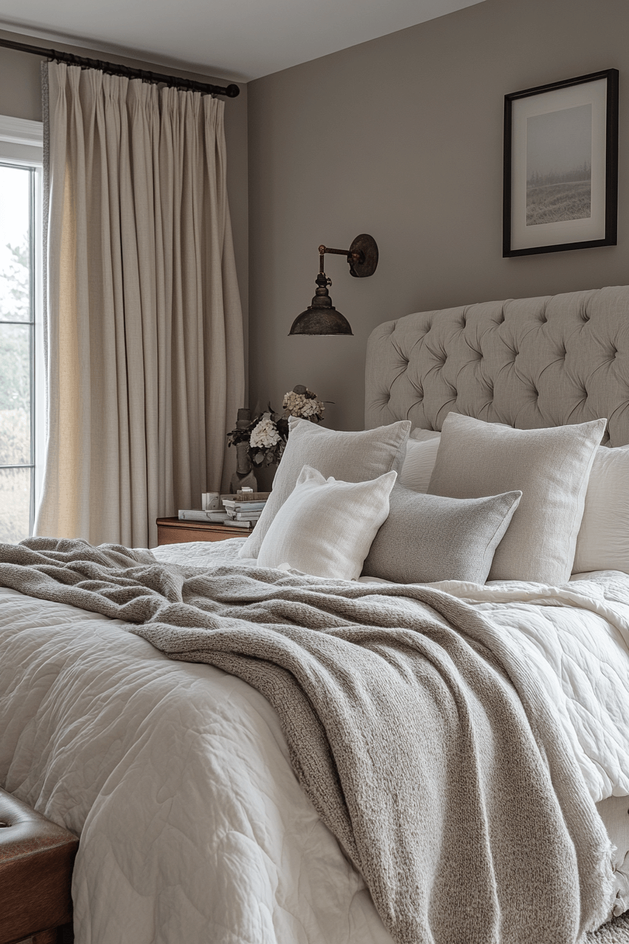 29 Cozy Neutral Bedroom Ideas That Feel Light and Comforting 7