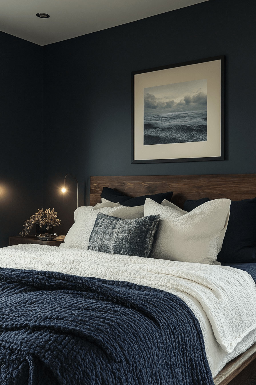 29 Dark Cozy Bedroom Ideas for a Peaceful Nighttime Retreat 8