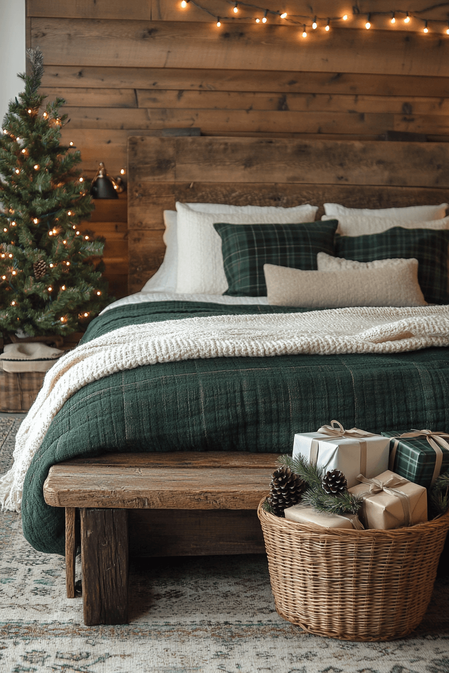 29 Christmas Bedroom Decor Ideas for a Cozy & Festive Retreat 8