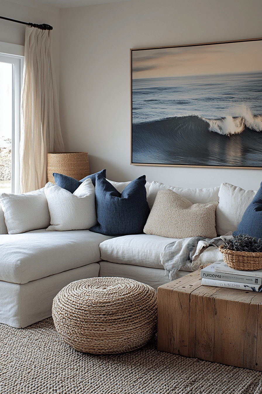 29 Cozy Coastal Living Room Ideas That Feel Fresh and Inviting 8