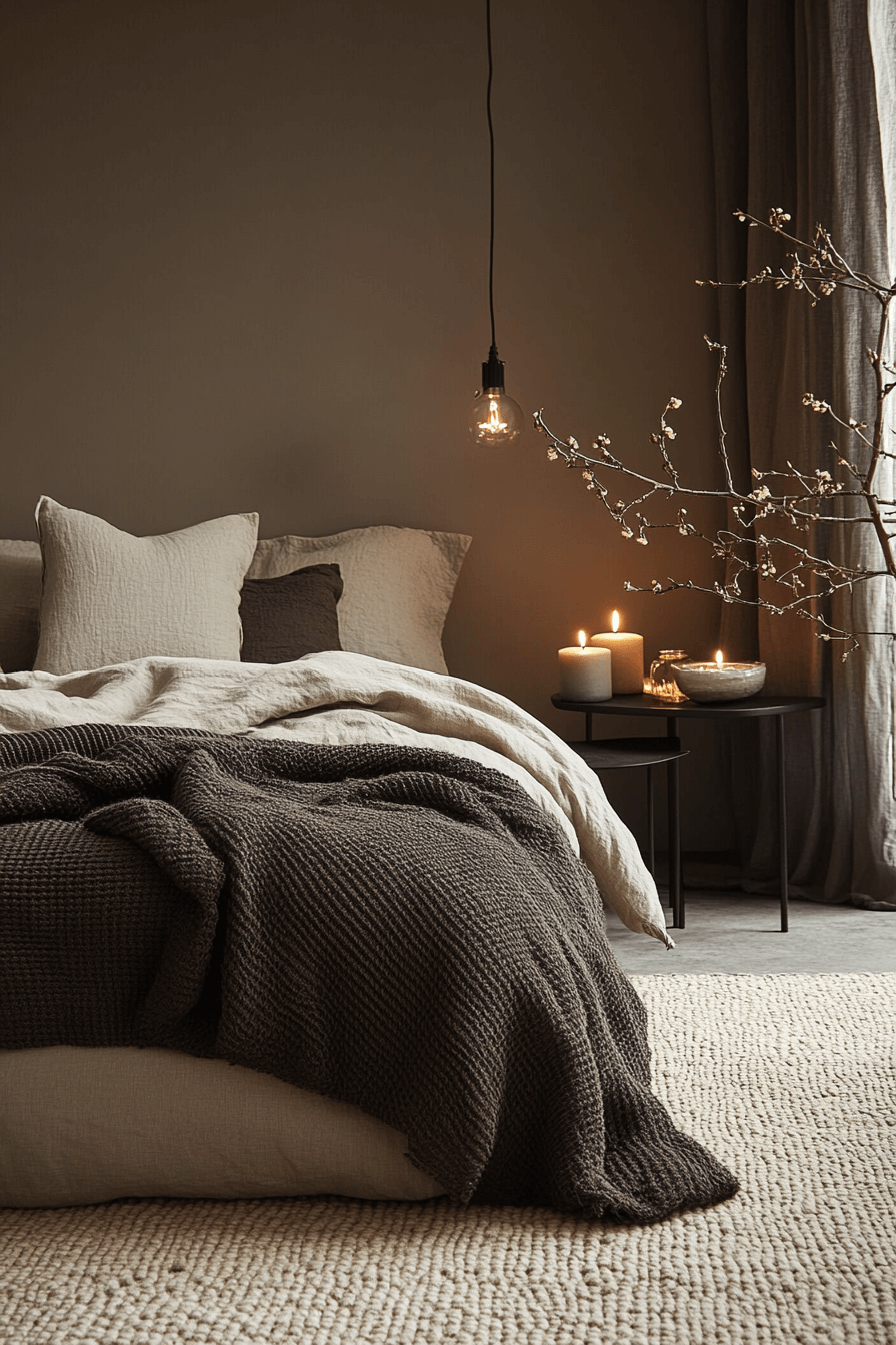 29 Dark Cozy Bedroom Ideas for a Peaceful Nighttime Retreat 9