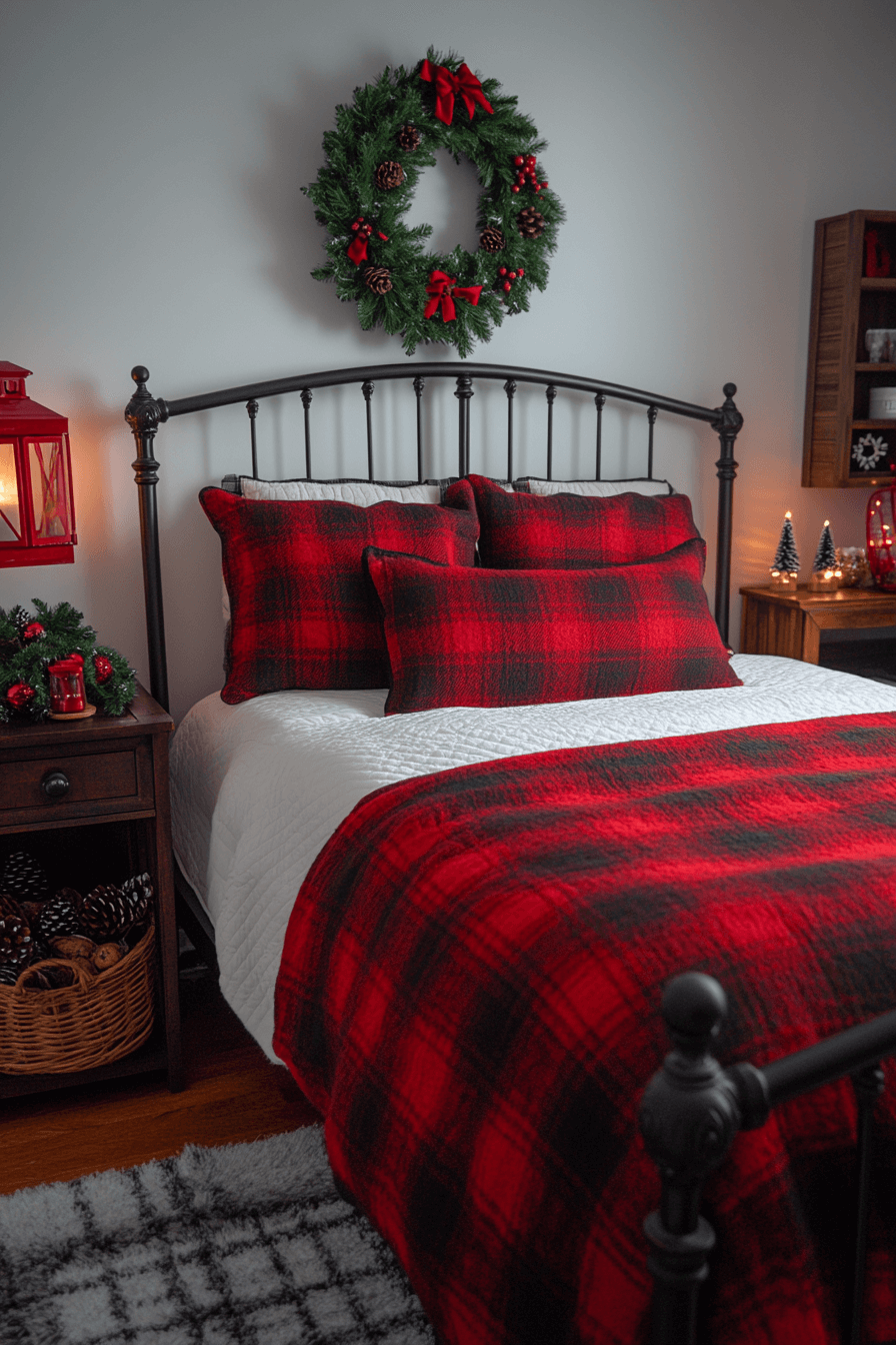 29 Christmas Bedroom Decor Ideas for a Cozy & Festive Retreat 9