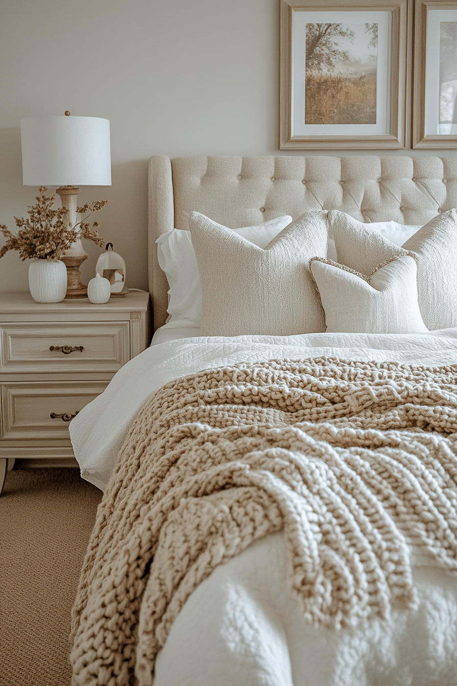 29 Cozy Neutral Bedroom Ideas That Feel Light and Comforting 9