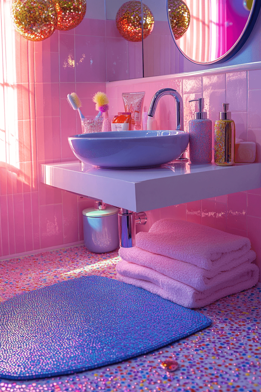 dopamine decor bathroom