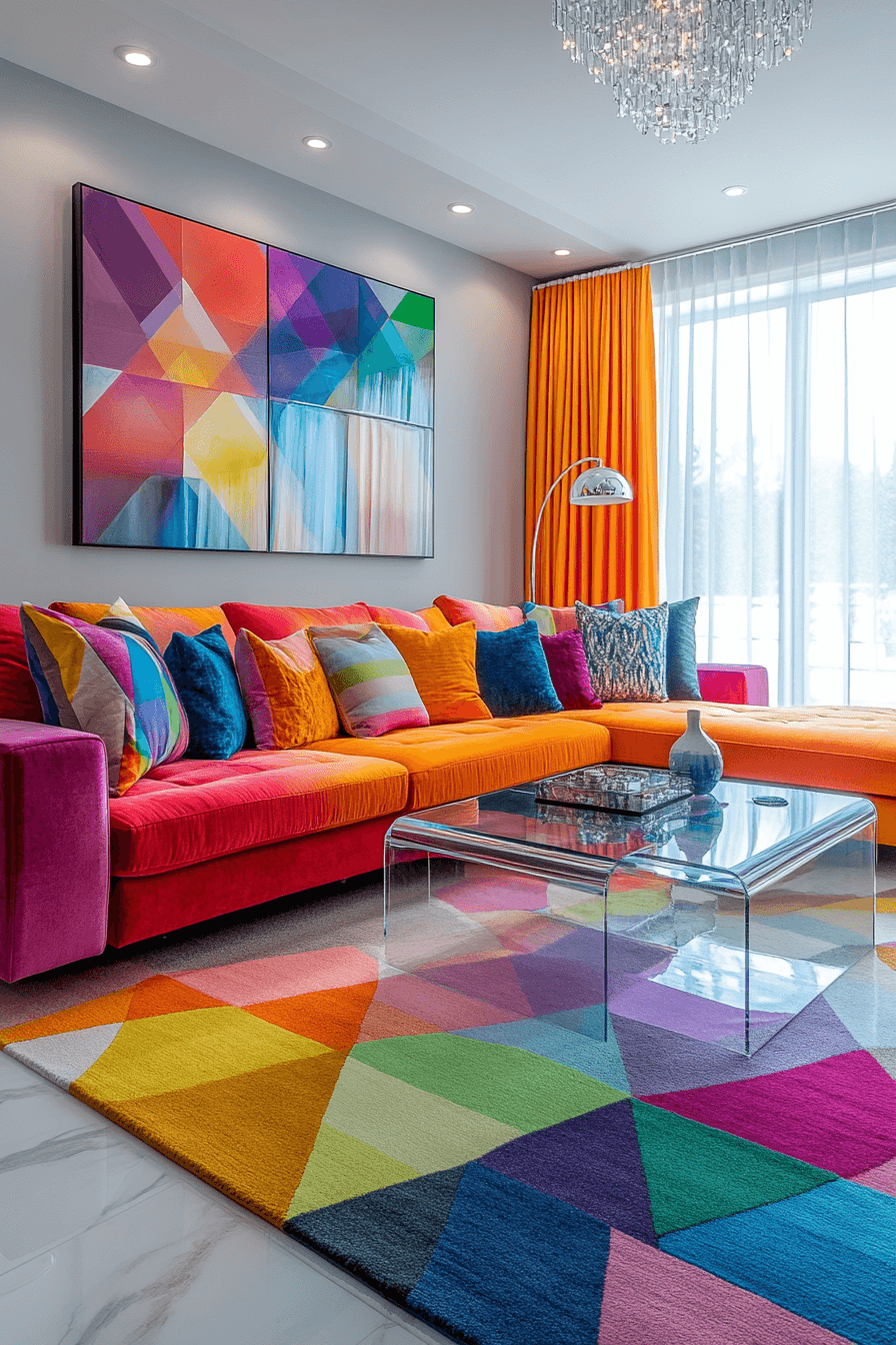 dopamine decor living room