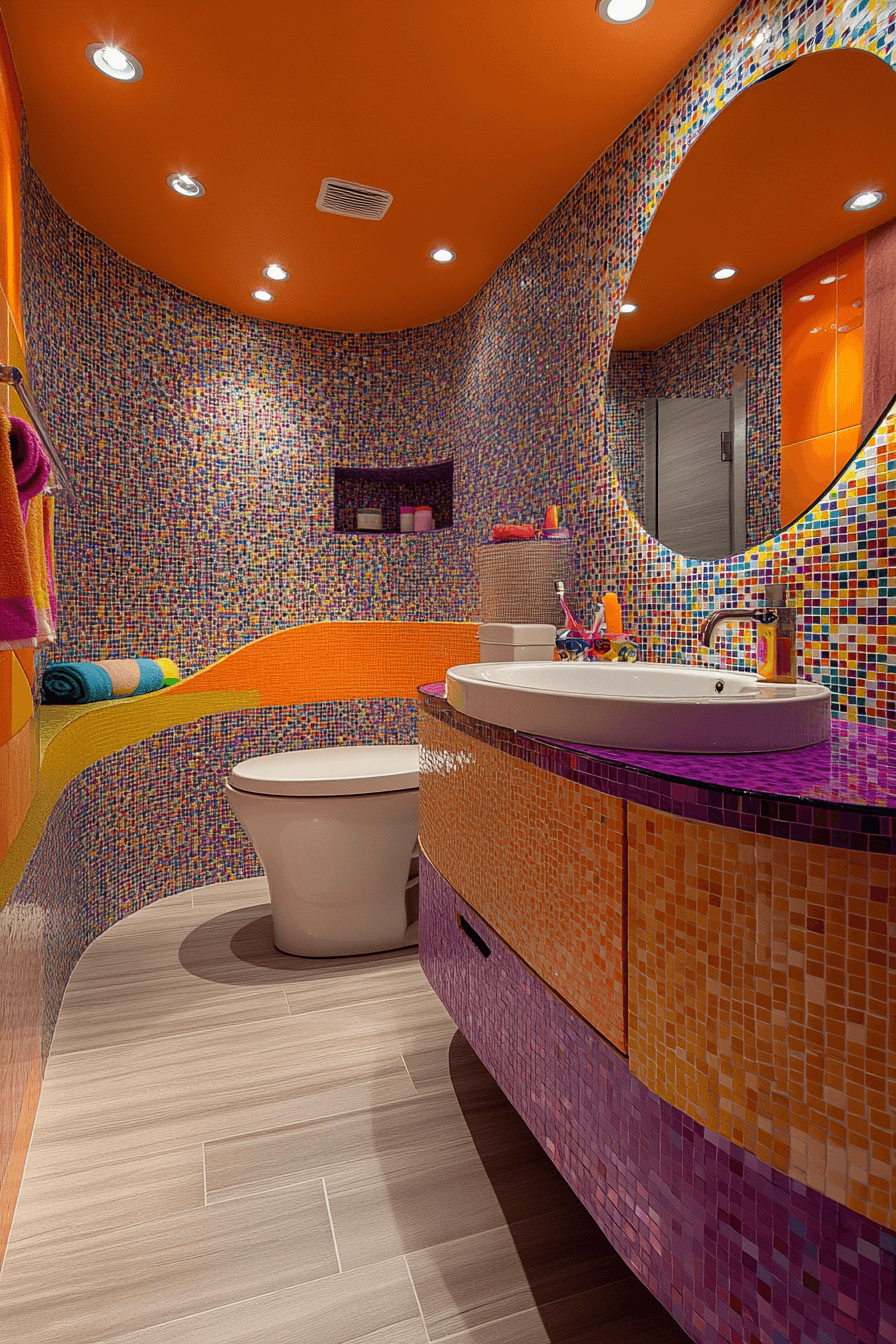 dopamine decor bathroom