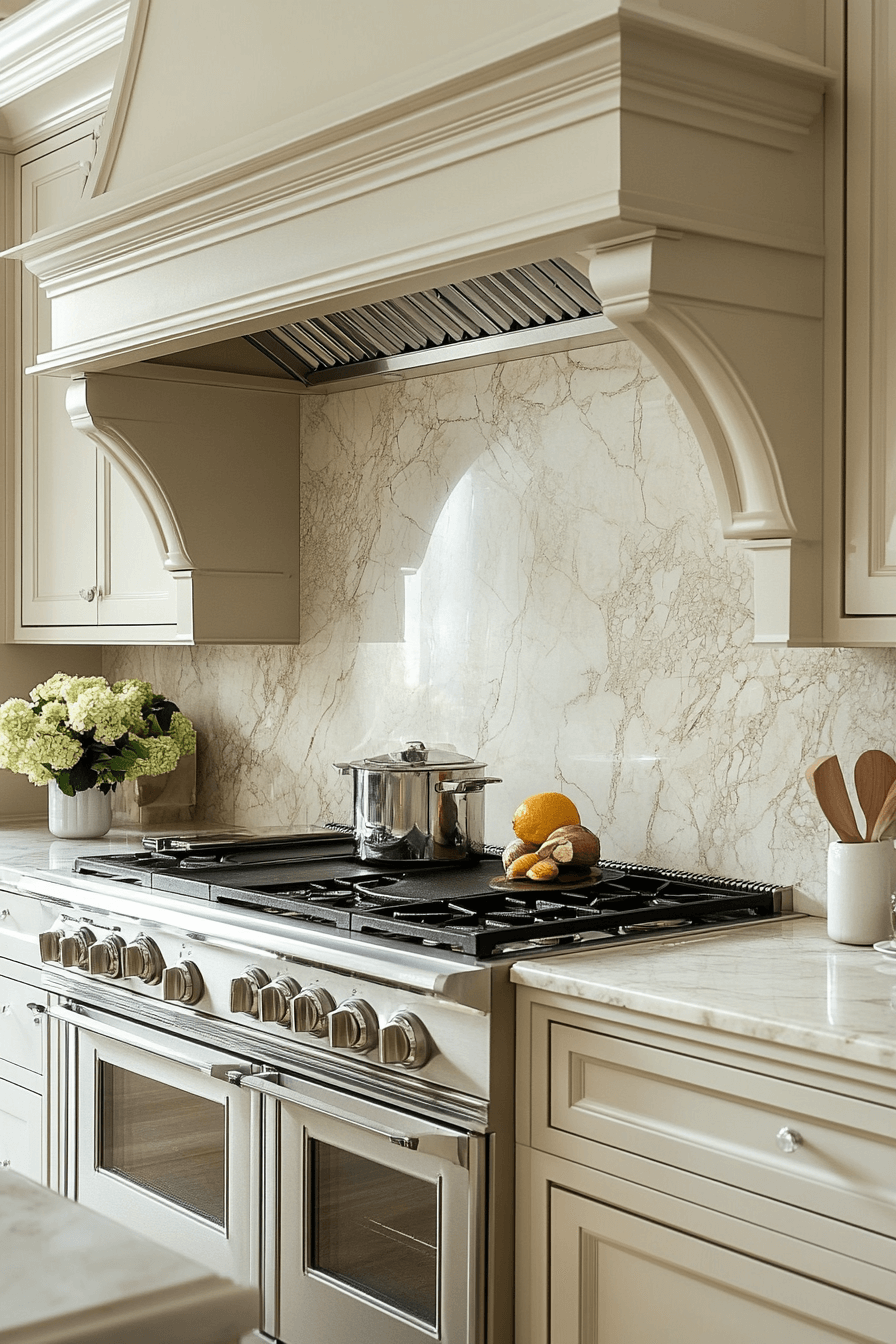 marble backsplash kitchen