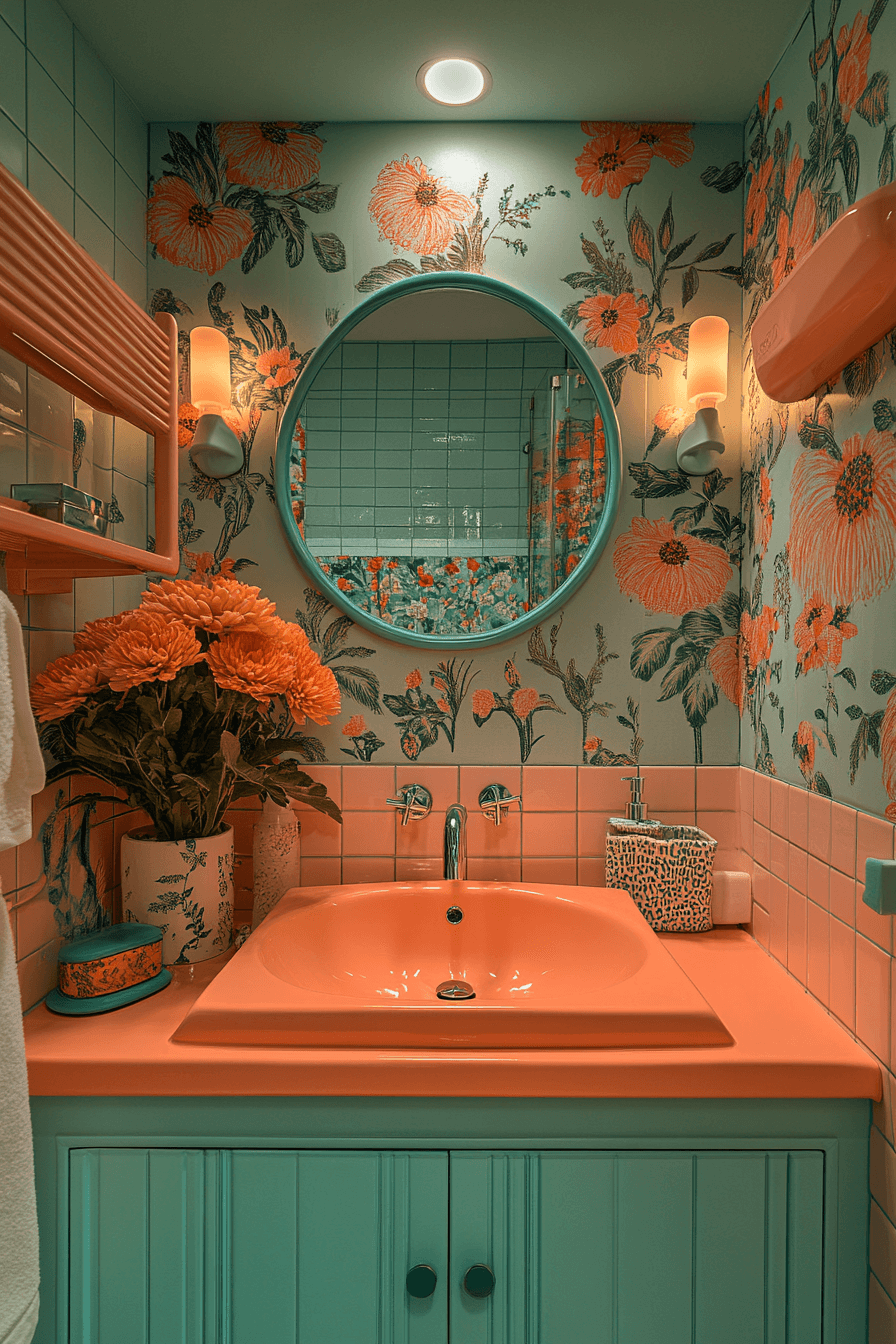 dopamine decor bathroom