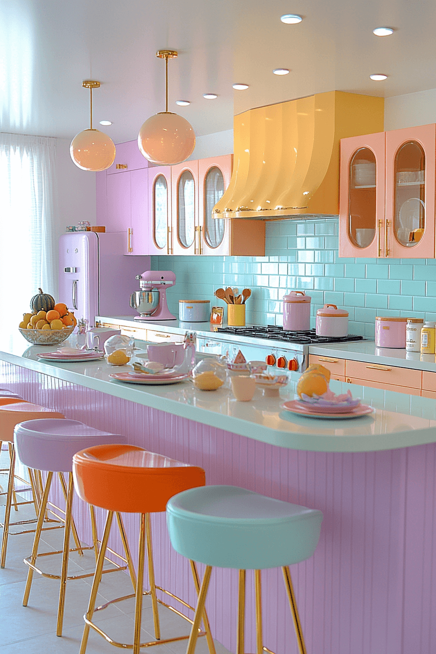 dopamine decor kitchen