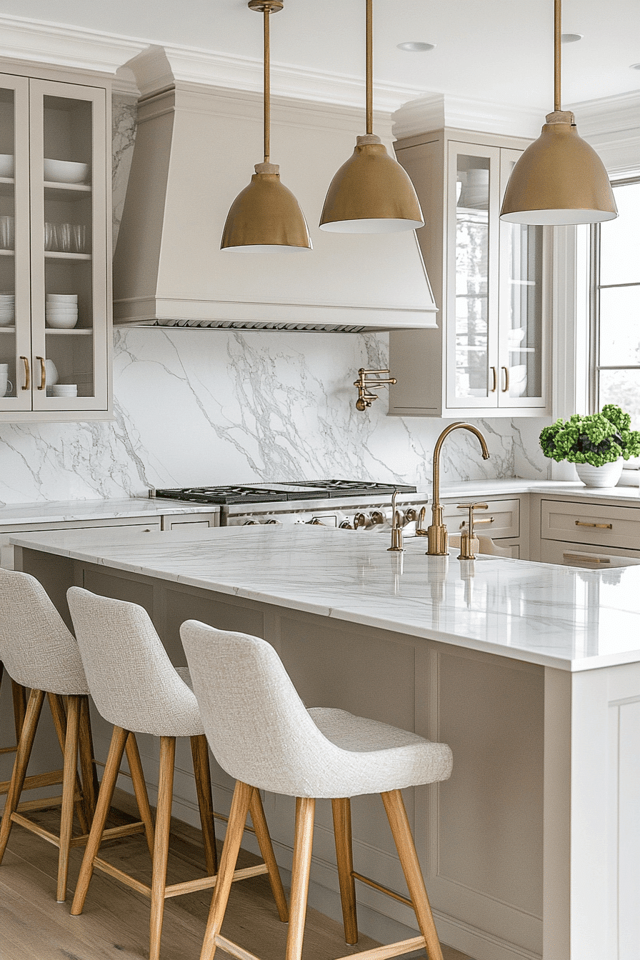 marble backsplash kitchen