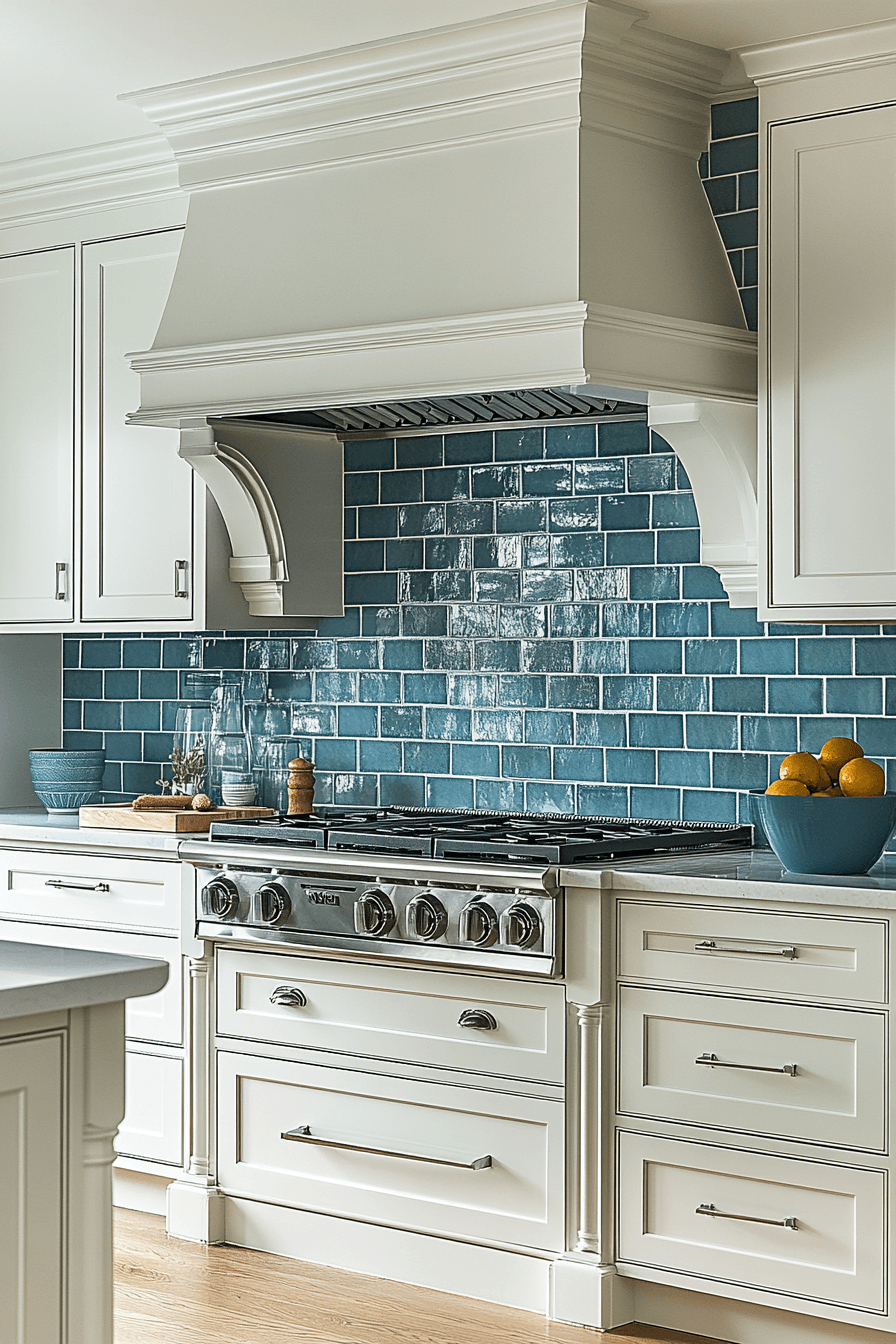 brick backsplash kitchen