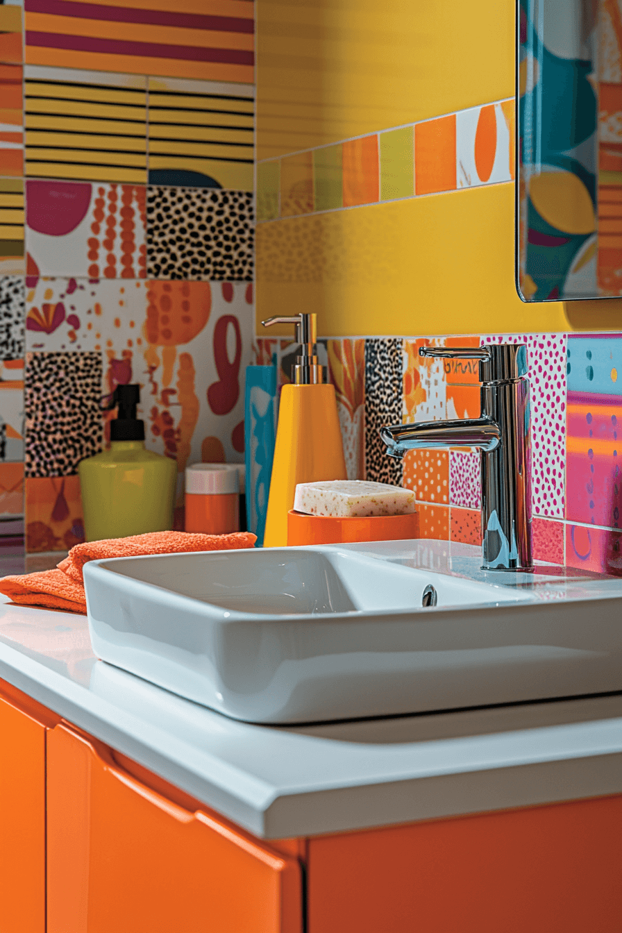 dopamine decor bathroom