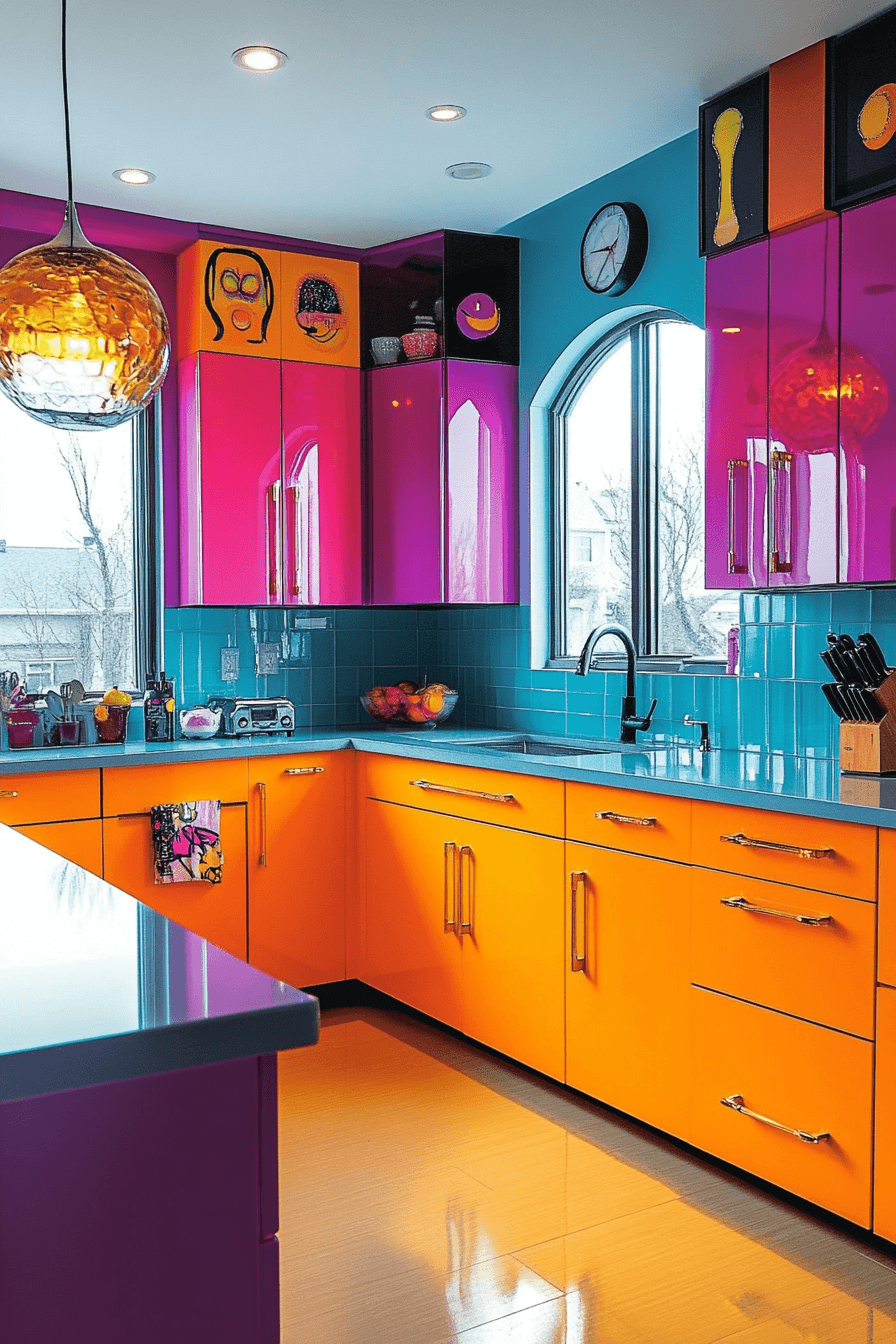 dopamine decor kitchen