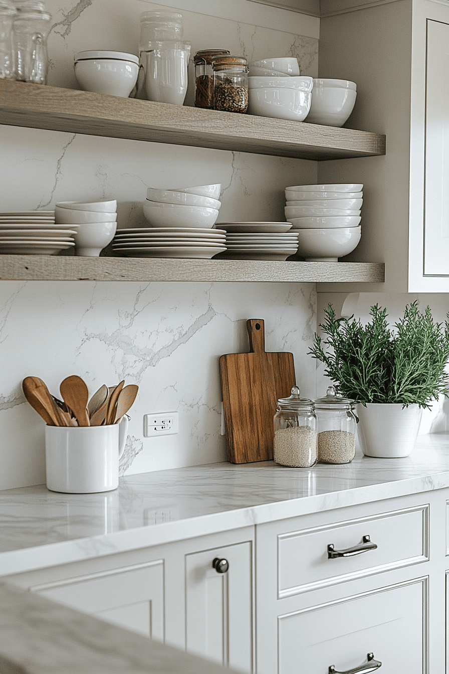 marble backsplash kitchen