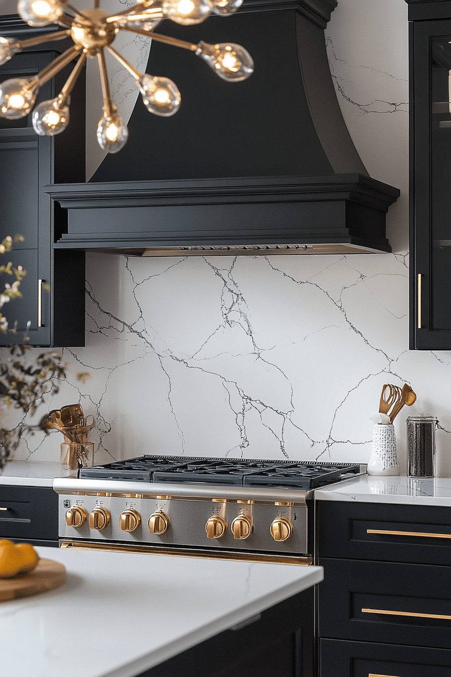 marble backsplash kitchen