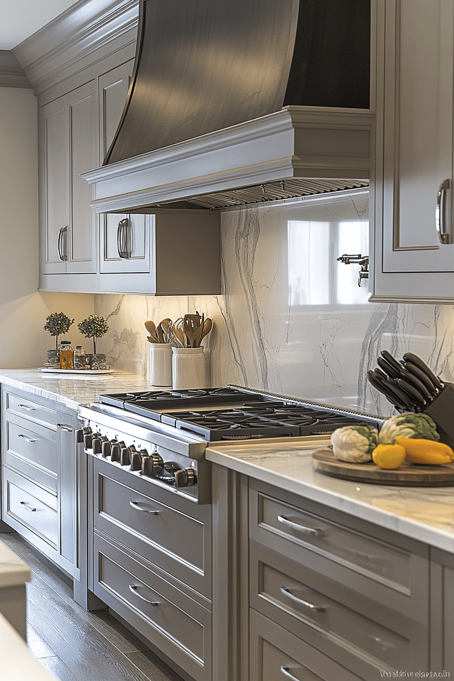 marble backsplash kitchen