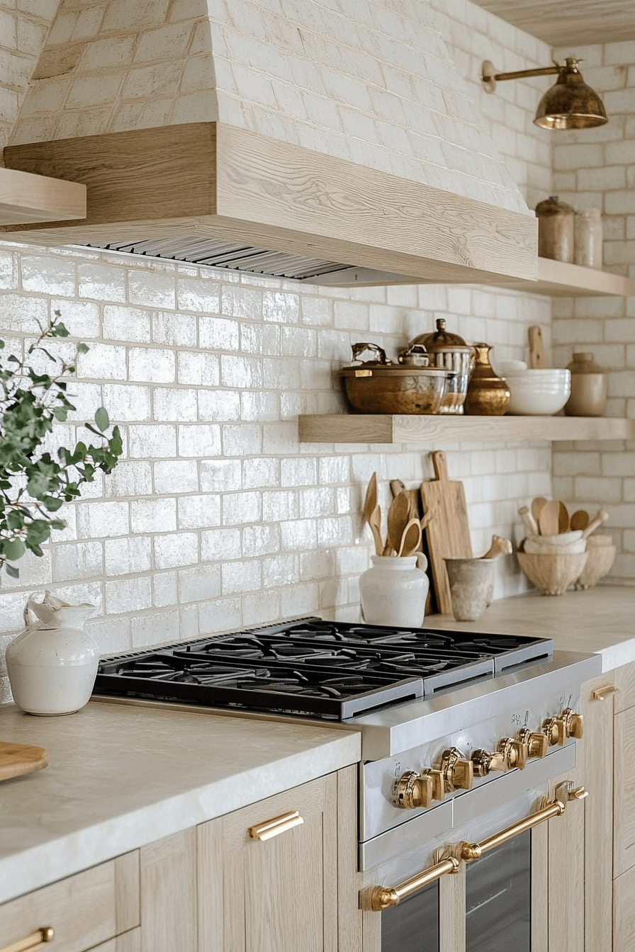 brick backsplash kitchen