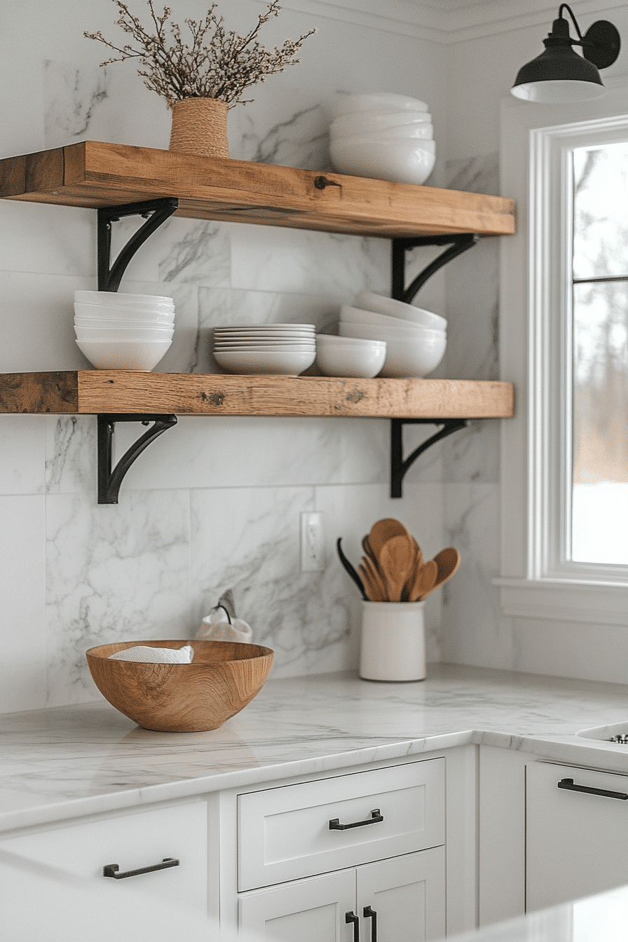 marble backsplash kitchen