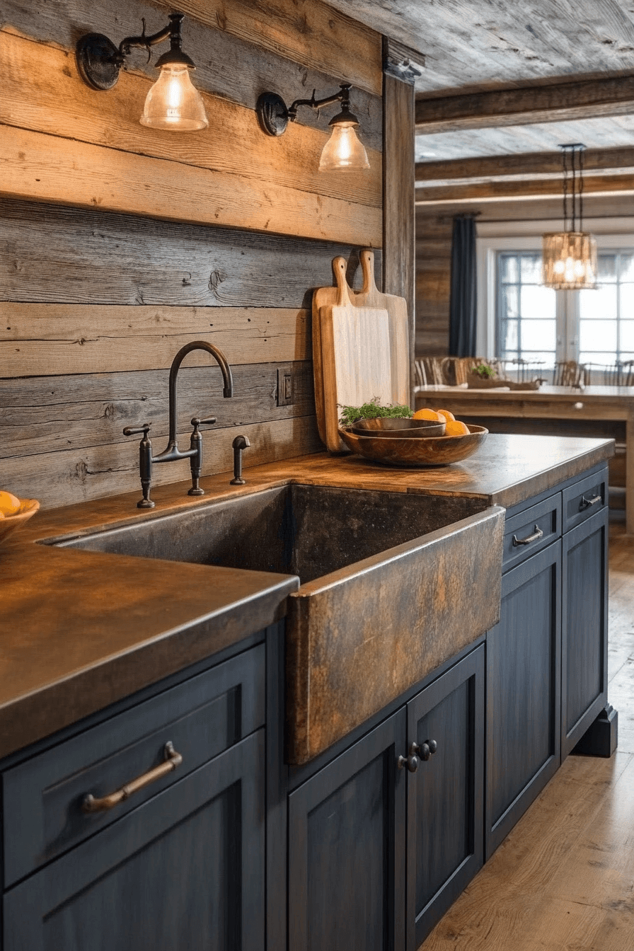 shiplap backsplash kitchen