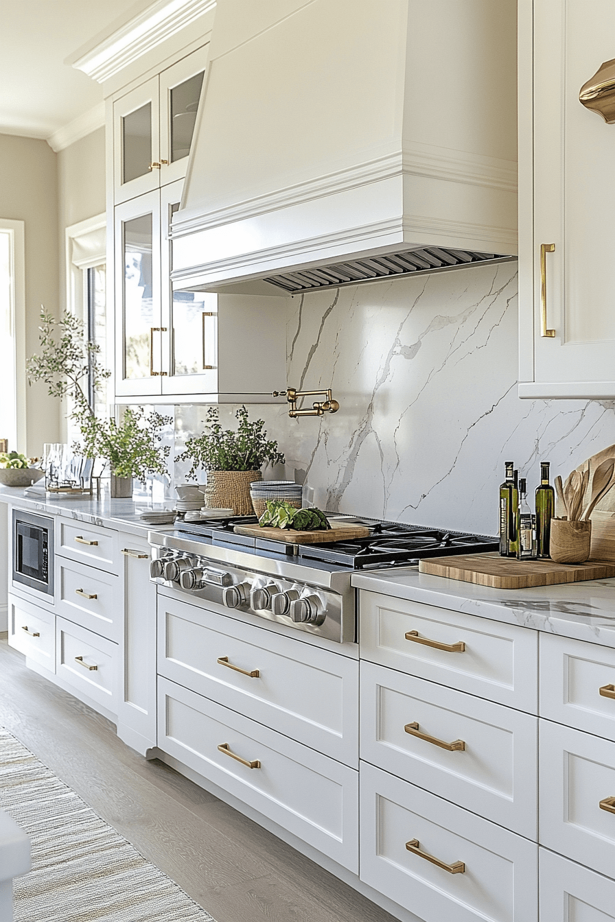 marble backsplash kitchen