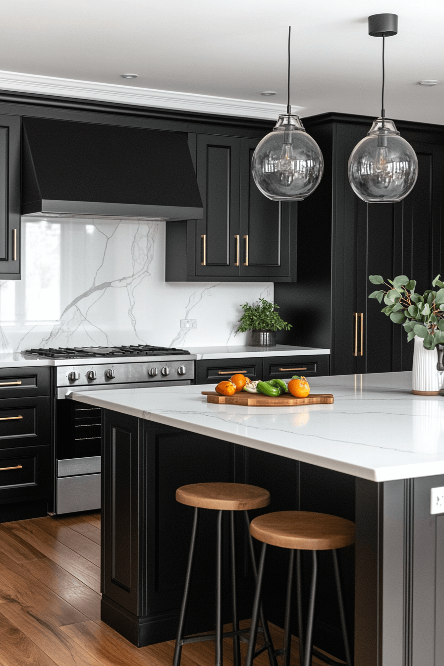 green backsplash kitchen