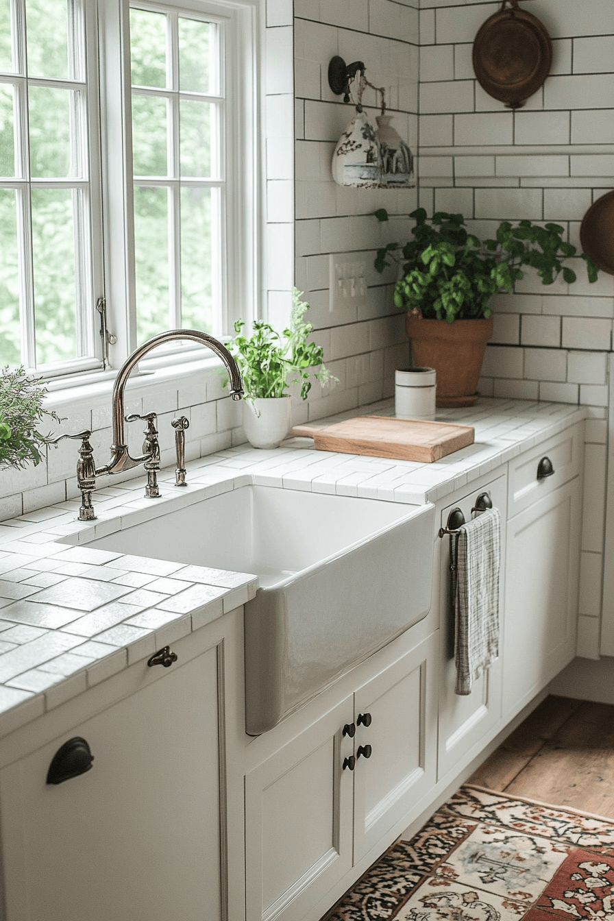 farmhouse kitchen backsplash