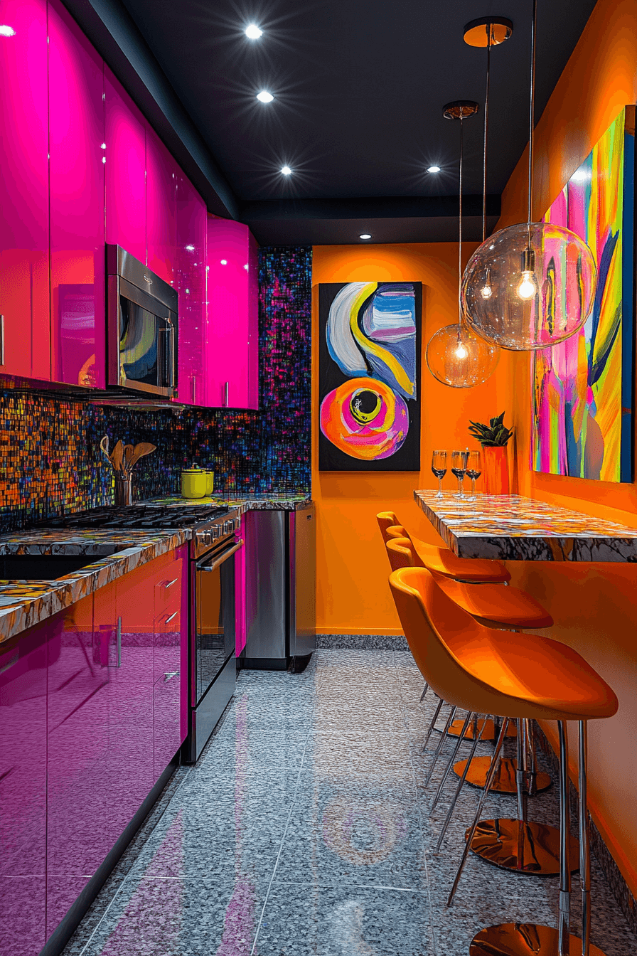 dopamine decor kitchen