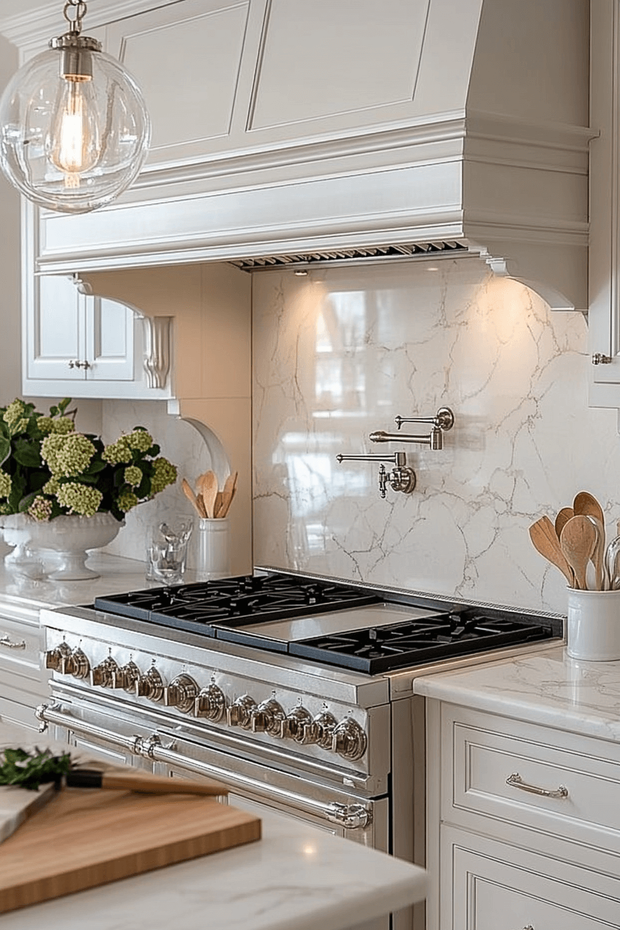 marble backsplash kitchen