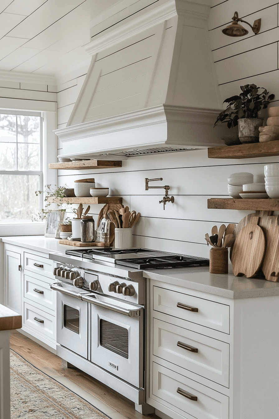 shiplap backsplash kitchen