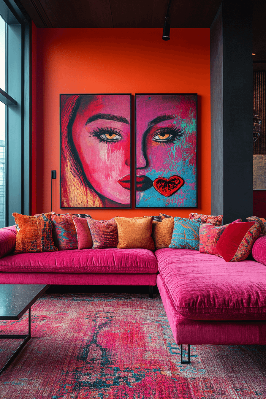 dopamine decor living room