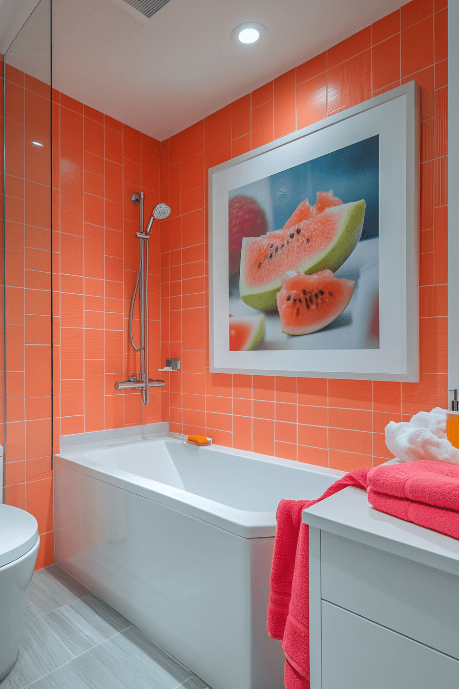 dopamine decor bathroom