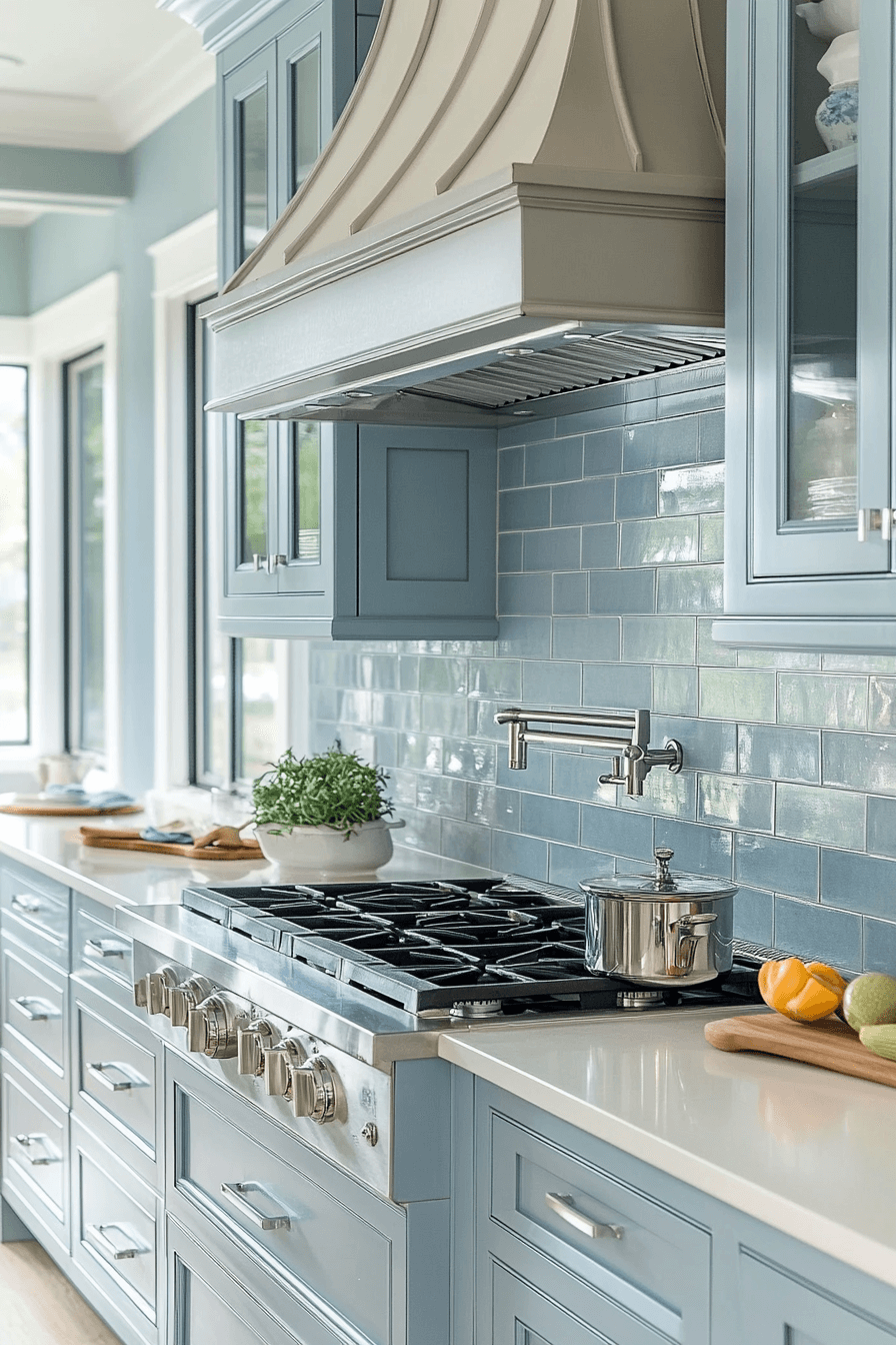 stone backsplash kitchen