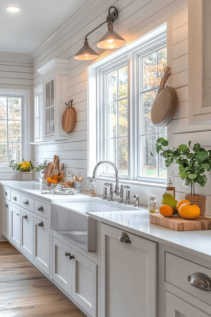 shiplap backsplash kitchen