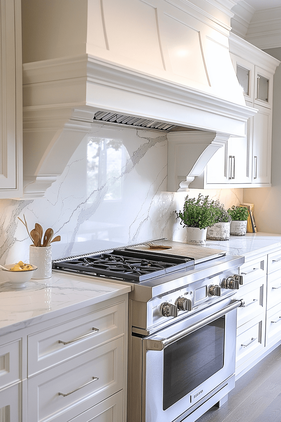 marble backsplash kitchen