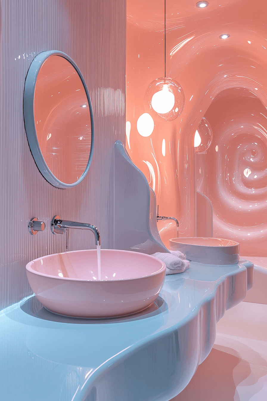 dopamine decor bathroom
