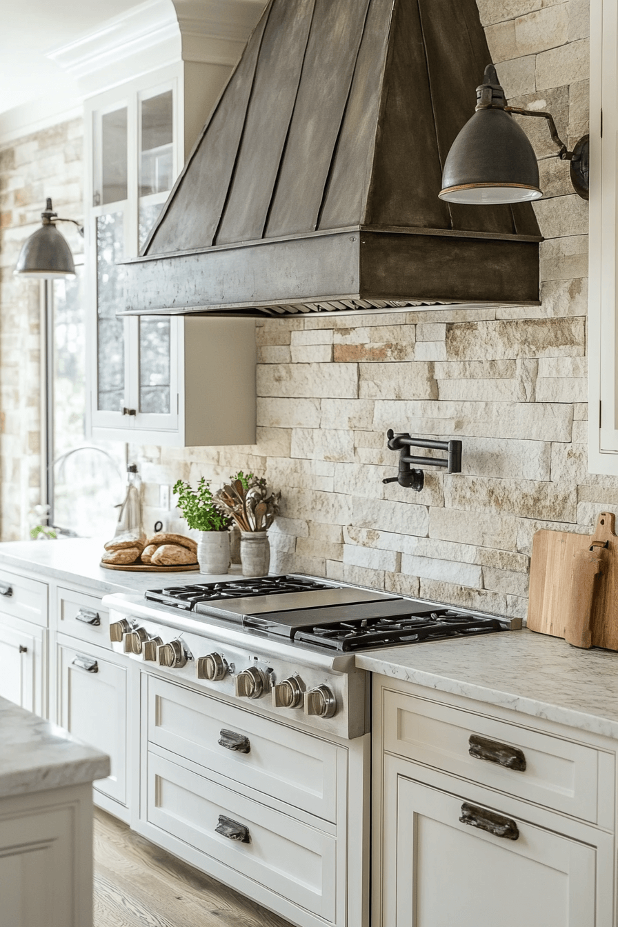 farmhouse kitchen backsplash