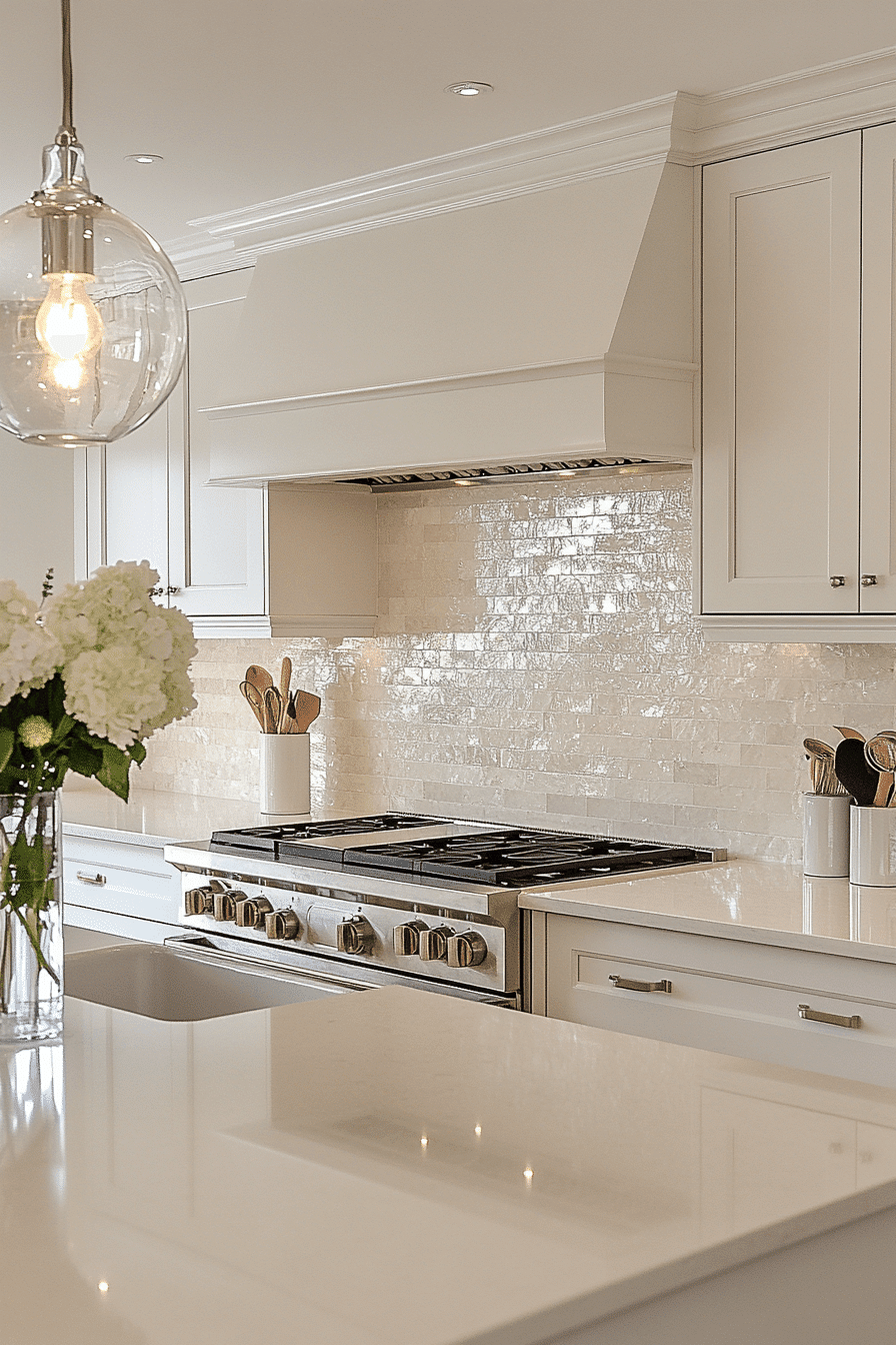 stone backsplash kitchen