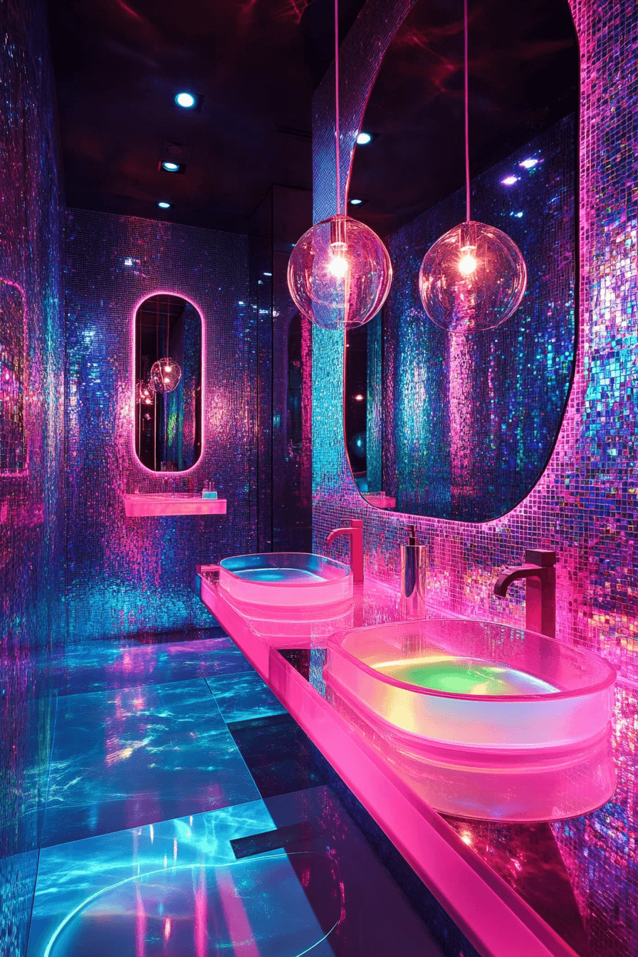 dopamine decor bathroom