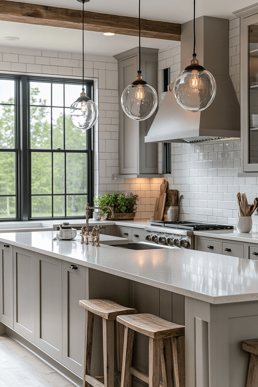 farmhouse kitchen backsplash