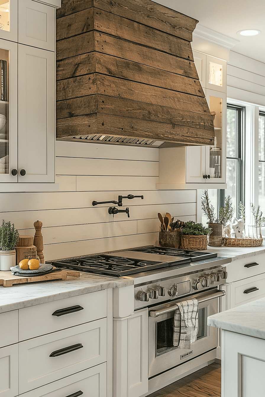 shiplap backsplash kitchen