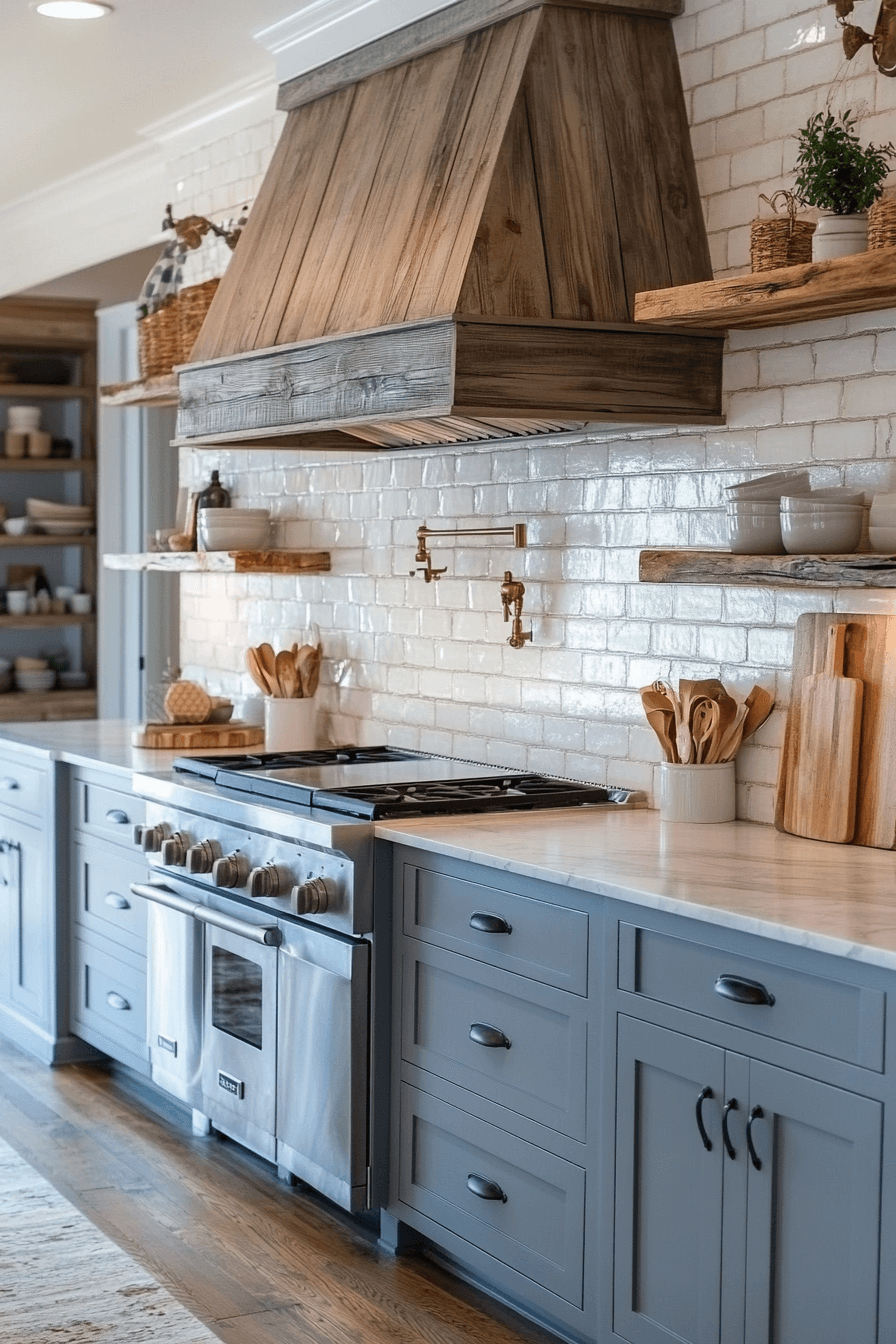farmhouse kitchen backsplash