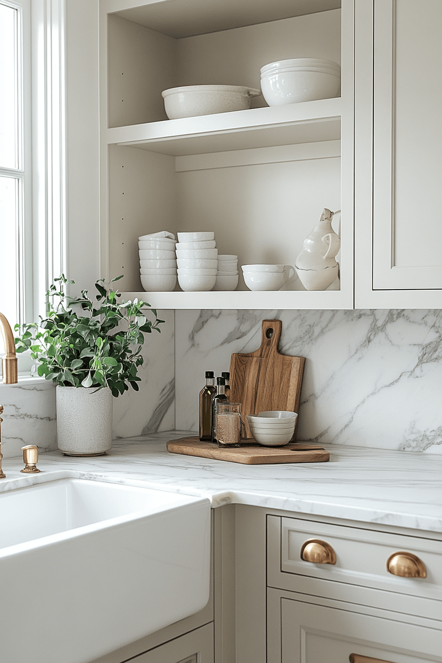 marble backsplash kitchen