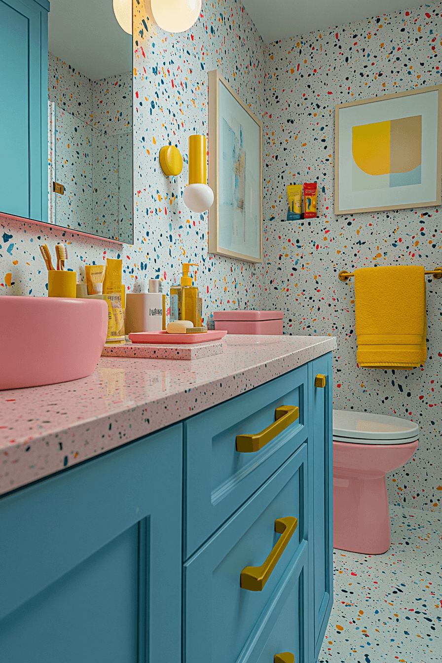 dopamine decor bathroom